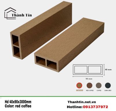 Lam gỗ nhựa TPW 40x90-2S Wood