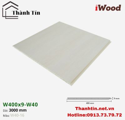 Tấm ốp iwood nano W40-16