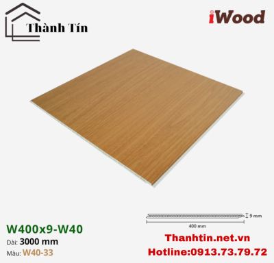 Tấm ốp iwood nano W40-33
