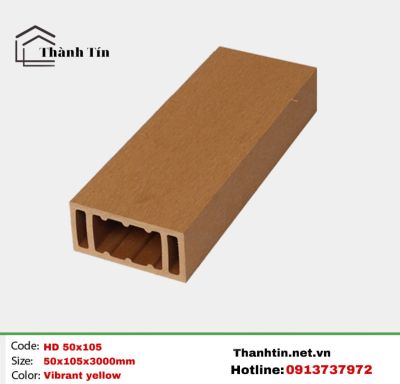 Lam gỗ nhựa HBW 50x105 Vibrant Yellow