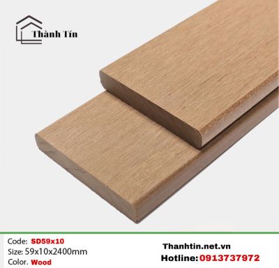 Lam gỗ nhựa TPW 59x10 Wood