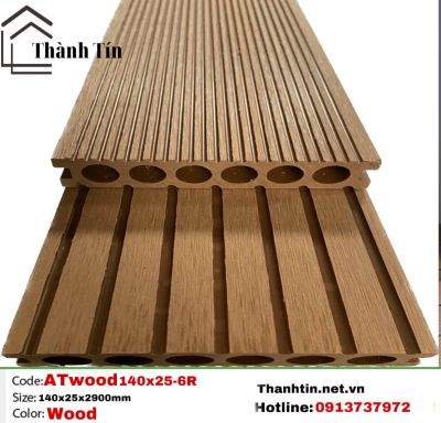 Sàn gỗ nhựa ATW 140x25-6R Wood