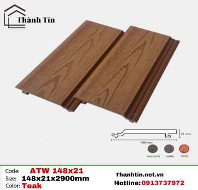 Tấm ốp nhựa giả gỗ ATW 148x21 Wood