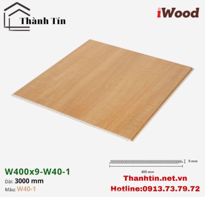 Tấm ốp iwood nano W40-1