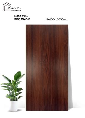 Tấm ốp Nano iWood SPC W40-E