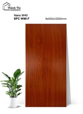 Tấm ốp Nano iWood SPC W40-F