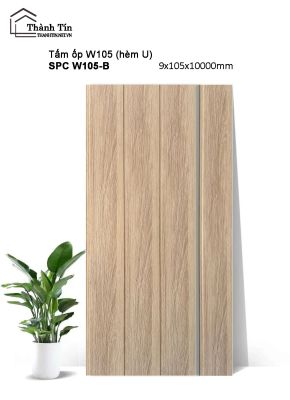 Tấm ốp hèm U iWood SPC W105-B