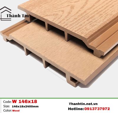 Tấm ốp nhựa giả gỗ TPW 146x18 Wood