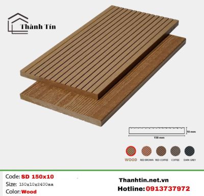 Tấm ốp gỗ nhựa TPW SD150x10 - Wood