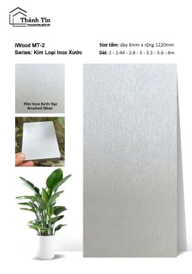 Tấm than tre Inox xước MT-2