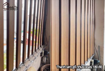 Thanh lam gỗ nhựa xoay 180 độ: Sự đột phá trong trang trí nội ngoại thất